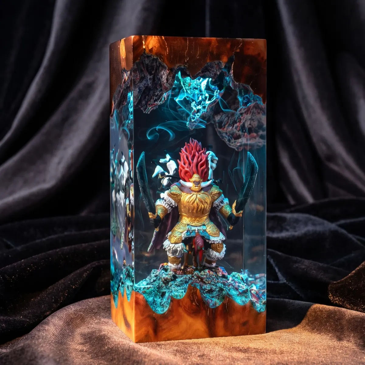 Starscourge Radahn Resin Lamp — Elden Ring Boss Battle Night Light