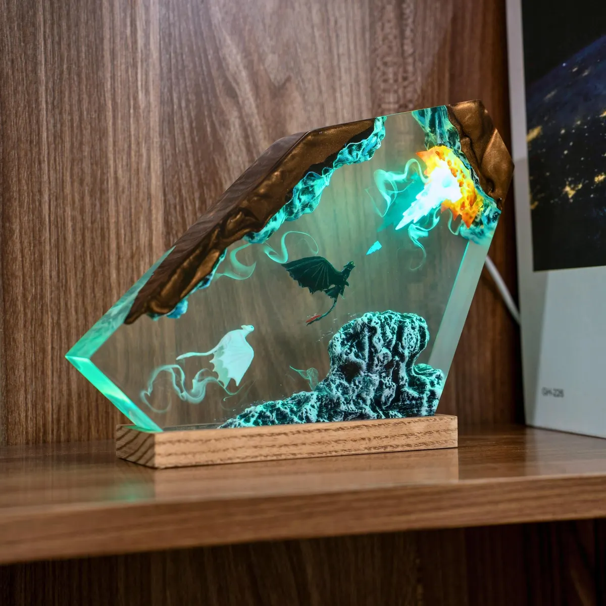 Night Flyers Dragon Lamp