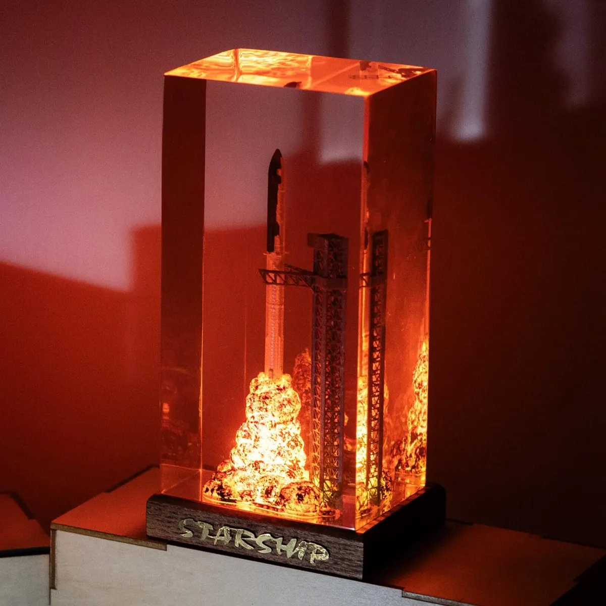 Heavy Lift Rocket Launch Lamp
